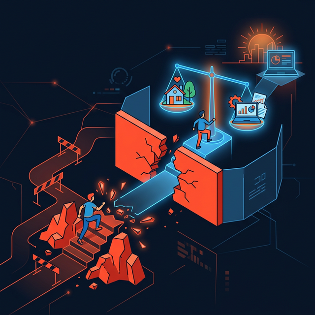 تحديات العمل عن بعد